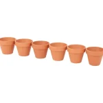 Clearance Merk Terracotta Bloempotjes Bruin
