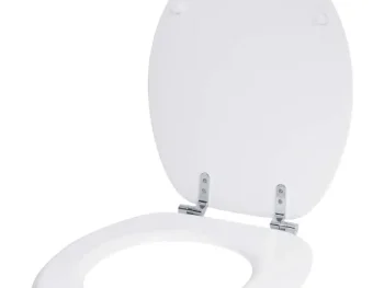 New Cascata Toiletbril Bruin,Wit,Zwart