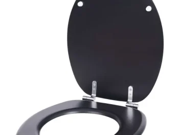 New Cascata Toiletbril Bruin,Wit,Zwart