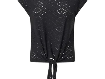 Hot SuperTrash Top Met Strik Blauw,Wit,Zwart