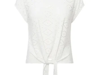 Hot SuperTrash Top Met Strik Blauw,Wit,Zwart