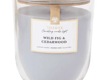 Discount Candra Treewick Geurkaars Xl Beige,Blauw,Grijs,Wit