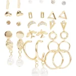 Outlet Merk Trendz Oorbellen Goud,Zilver