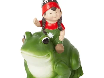 Clearance Merk Tuinbeeldje Dier Met Kind Meerkleurig