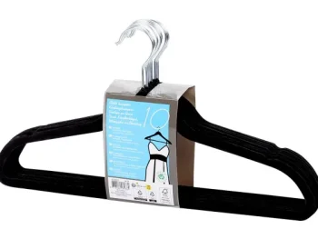 Outlet SuperTrash Velvet Kledinghangers Zwart