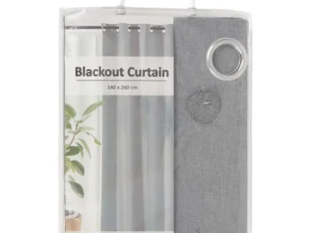 Outlet C&C Verduisterend Gordijn Grijs,Wit