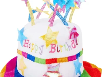 Outlet Merk Verjaardagshoed Met Muziek Meerkleurig