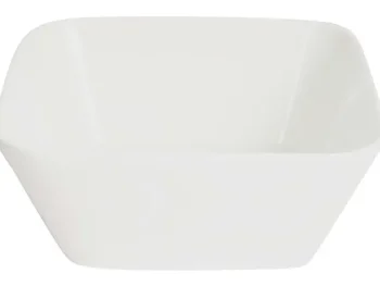 Clearance Merk Vierkante Schaal Wit