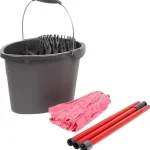 Online Vileda Mopset Wring&Go Zwart,Rood