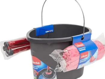 Online Vileda Mopset Wring&Go Zwart,Rood