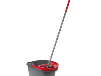 Sale Vileda Spinmop Easy Wring & Clean Zwart,Rood