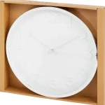 Hot Merk Wandklok Goud,Zilver,Wit