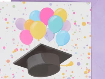 Discount Office Essentials Wenskaart 'Geslaagd' Print