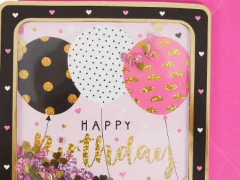 Outlet Office Essentials Wenskaart Met Confetti Print