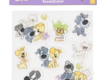 Outlet Woezel & Pip Raamstickers Print