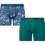 Hot Ziki Boxershorts Blauw,Groen,Oranje,Print