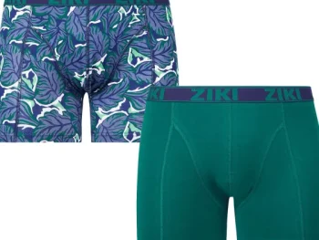 Hot Ziki Boxershorts Blauw,Groen,Oranje,Print