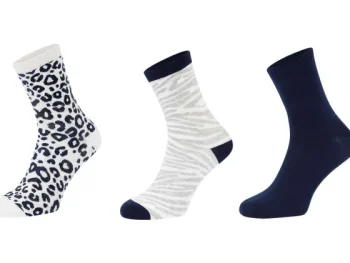 New Ziki Sokken Print,Grijs,Meerkleurig,Roze,Wit,Zwart