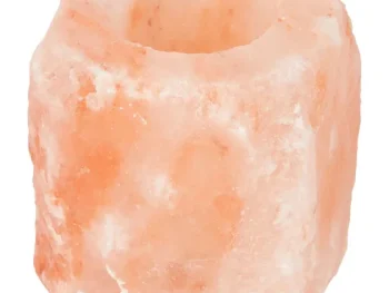 Hot Merk Zoutsteen Theelichthouder Roze